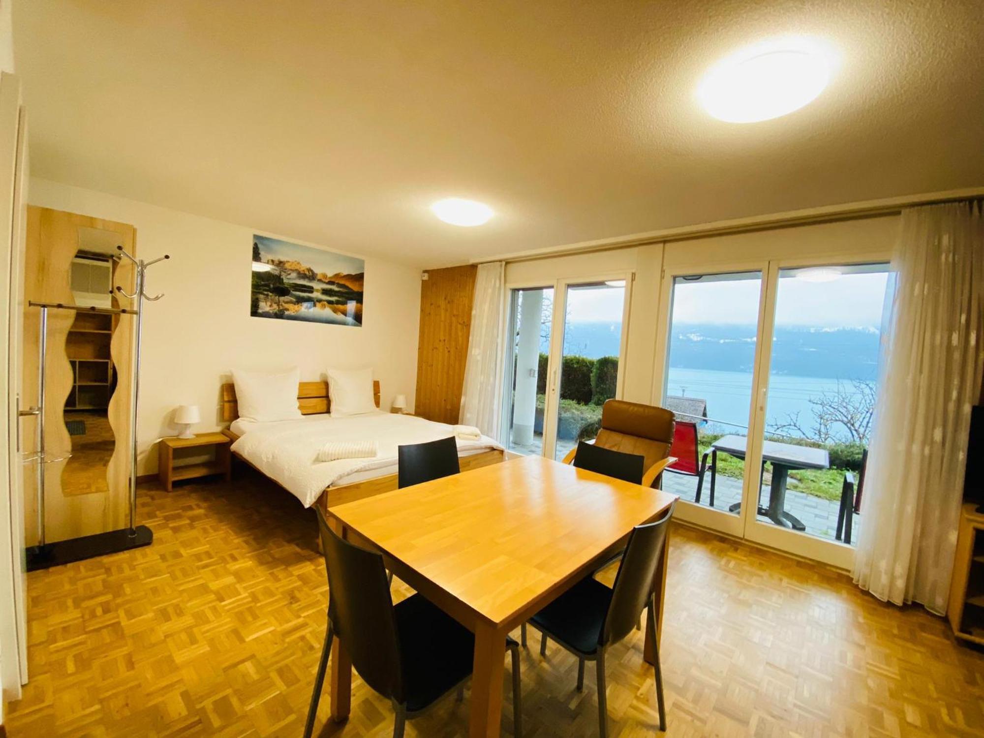 Lake Facing Studio Niederried bei Interlaken 외부 사진